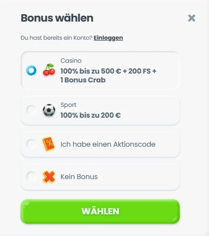 cazimbo casino registrieren